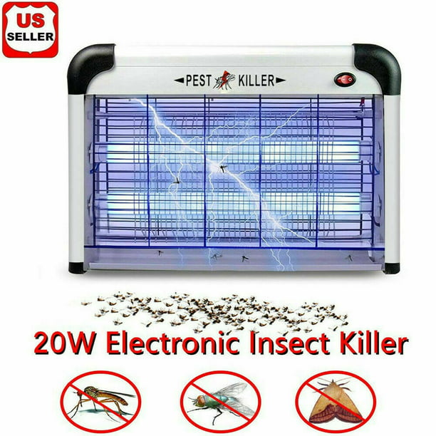 20W Electronic Indoor Insect Killer Fly Mosquito Bug Zapper Beetle & Other Pests Killer Indoor Residential & Commercial Electronic Bug Zapper Wasp 